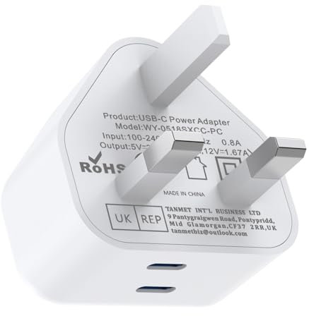 USB C Plug Fast Charger for New Apple iPhone 16e 16 Plus 16 Pro Max 15 Plus 15 Pro Max 14 13 12 11/Watch/iPad Pro 10th 11th,25W New i Phonefast Plug Charge USBC Adaptor UK Phone Type C Port lightning