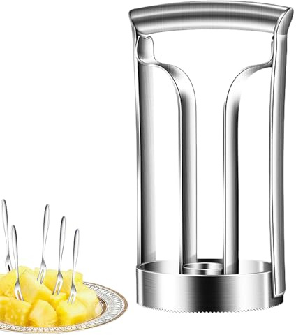 Ananasschneider Ananas Entferner Edelstahl Ananasschäler - Schneiden Sie Ananas Schnell Und Kernentfernung Mit Ergonomischem Griff, Schäler Für Küchengeräte