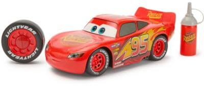 Disney Pixar Cars Lightning McQueen Bubble RC Car, Remote Control Vehicle with Bubble Function, Easy to Use, Batteries Included, Car H15 x W10 x L30cm, For Ages 3+