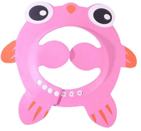 ALCXAZS Cuffie da doccia impermeabili con simpatici animali dei cartoni animati, cuffie da doccia per shampoo, cappellino per bambini piccoli, morbide e leggere, per bambini piccoli