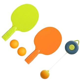 QUXVUIS Tischtennisball Schläger Set für Kinder – Übungsgerät für | Tischtennistraining ohne Hängeballtrainer