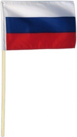 Fahne Flagge Russland 30 x 45 cm mit Stab