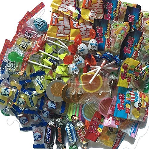 100-teiliges * SÜSSIGKEITEN-Mix * als Mitgebsel zum Kindergeburtstag oder Füllung einer Pinata oder Schultüte | No.1 von CARPETA® | Karneval Einschulung