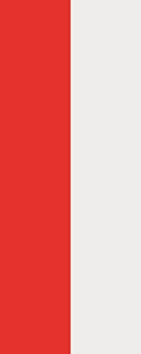 U24 Fahne Flagge Indonesien im Hochformat Premiumqualität 150 x 600 cm