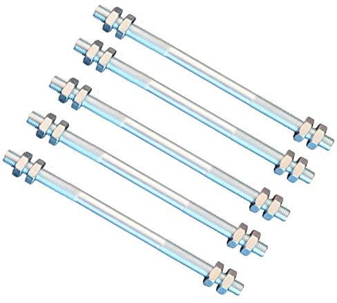 FKAnhängerteile 5 Stück Gewindestange M12 Rechts - Links Gewinde 300 mm + 20 Muttern