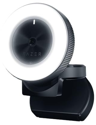 Razer Kiyo Streaming Web Camera with Ring Light - Full HD 1080p / 720p