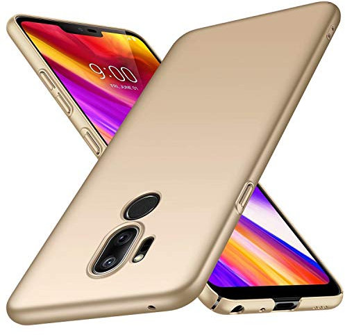 FanTing Hülle für LG K40S, [Ultra Dünn] [Leicht] [Anti-Kratzer] Stoßstange Hardcase Handyhülle für LG K40S-Golden