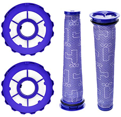 Syxtidy 2 Pack Replacement Filter for Dyson DC40 Hepa Post Motor Filter&Pre-Motor Filter for Multi Floor,Animal,Compatible Part#923587-02,922676-01