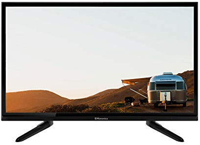 EMtronics 24 Inch 720p LED TV with HDMI and USB PVR Playback - Black