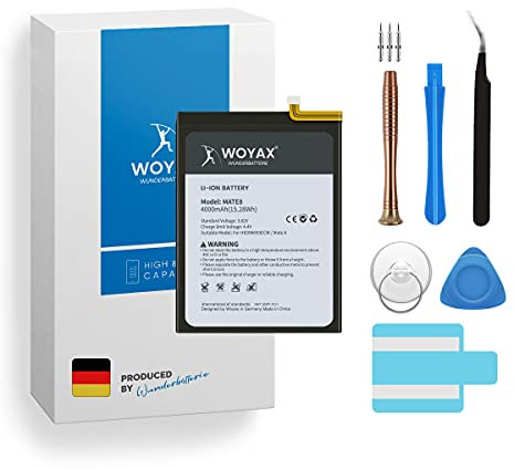 Woyax Wunderbatterie Akku für Huawei Mate 8, Reale Kapazität und Super Qualität Ersatzakku / HB396693ECW