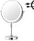 UUCOLOR Makeup Mirror with Lights USB Rechargeable 8 Inch 3 Color Lights Two Sided 1X/20X Magnification LED Vanity Mirror Touch Control 360°Rotation Light up Mirror Chrome Finish