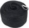 Amarine Made Anchor Rope Double Braided Nylon Boat Anchor Line with Rust-Proof Stainless Steel Pre-Spliced Thimble and Plastic Chuck (3/8 X 300')
