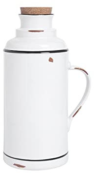 Krüge Retro cooler Krug mit Griff und Kork-Pitcher Keramik-Teekanne for Saft, Milch, heiße und kalte Getränke Wasserkrug (Size : 1800ML)