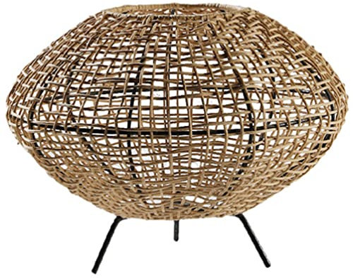 OSALADI Lampenschirm Aus Rattan Lampenschirme Für Stehlampen Kleine Lampenabdeckung Kronleuchterschirme Rattan Geflochtener Lampenschirm Trommel Lampenschirm Papier Tisch Landhausstil