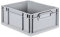 PROREGAL Eurobox NextGen Grip | HxBxT 17x30x40cm | 16 Liter | Griffe geschlossen | Glatter Boden | Grau | Eurobehälter, Transportbox, Transportbehälter, Stapelbehälter