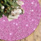 FOTSHARER Pailletten-Weihnachtsbaumrock, rosa, 116,8 cm, groß, glitzernd, Weihnachtsbaumdecke, Stickerei, Velours, Weihnachtsbaumröcke für Frohe Weihnachten, schimmernde Baumdecke für Weihnachtsmann,