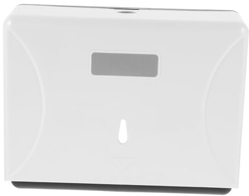 JOINPAYA Handtuch Box Taschentuchspender Für Den Berührungsloser Elektrischer Papierhandtuchspender Automatischer Papierhandtuchspender Papierhandtuchhalter Büro Abs Leiste Falten Weiß