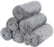 BVAGSS 6 Stück Kleine Flauschige Hundedecke, Weich mit Fleece Flanell Haustier Decken für Kleine Mittlere Hunde Katzen Warmer und bequemer Schlaf XH075 (76 x 52 cm, Grey Wheat Ears)