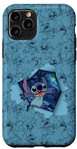 Disney Lilo & Stitch Tropical Breakout mit Engel Hülle für iPhone 11 Pro