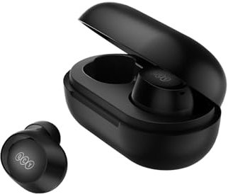 QCY AilyBuds Lite ENC - Auriculares inalámbricos Bluetooth 5.3 con cancelación de ruido, color negro