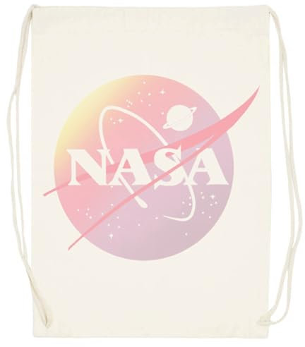 Udaytee Nasa Space Aesthetic Baumwoll-Beige-Trainingstasche, Turnbeutel