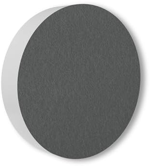 Schallabsorber - Kreis Ø 40 cm aus Basotect G+ Akustik Element Schalldämmung - Diverse Farben (Granitgrau)