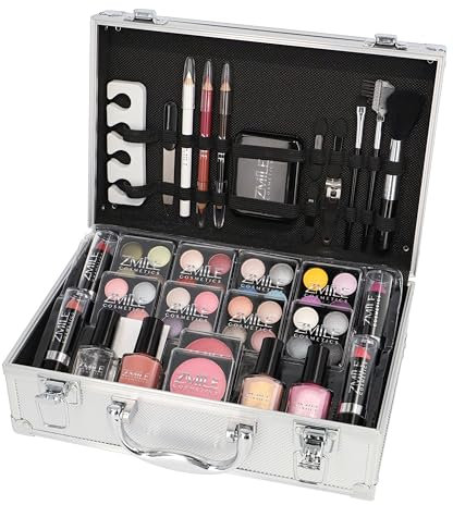 ZMILE COSMETICS French Manicure Kosmetikkoffer vegane Kosmetik mit Schminke - Make Up Set für unterwegs, zum Reisen und Verschenken