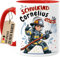 Tassenliebling® Schulkind Tasse personalisiert Junge - Rot - Geschenk zur Einschulung - Feuerwehrmann Tasse - Schultüte Füllung - Schulanfang Geschenke - Grundschule Vorschule