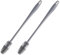 GXGM Juego de 2 cepillos de Silicona de 28.5 cm, Limpiador Botellas por Dentro Cepillo para lavavajillas,Limpia Botellas por Dentro