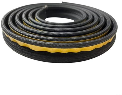 Stove Rope Door Seal Log Woodburner Stove Oven Fire Glue Black (2 meters)