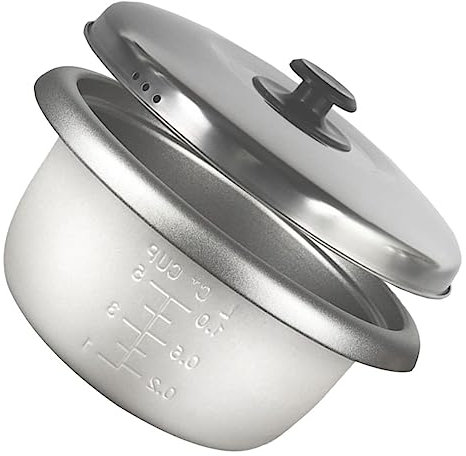 ABOOFAN 2l Non-stick Rice Cooker Replacement Pot Aluminum Alloy Liner for Electric Pot Easy to Use and Clean