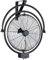 Suinga Ventilador de Pared Industrial Negro con Motor de 120W, 3 Aspas de Aluminio, Parrilla de Ø 50 cm y Oscilación de 85° - 3 Velocidades