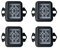 JKDYJPJ E*pson i3200-A1 Cap Top V2 DTF, 4 Stück/Set