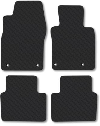 Mazda 3 (2019+) 5mm Rubber Car Mats | Heavy Duty Rubber Tailored Fit Floor Mats Full Coverage Durable Waterproof Accessories Easy Clean Anti Slip Made in the UK