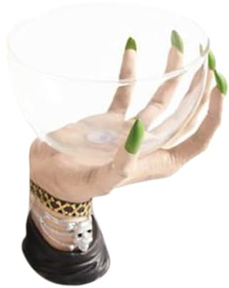 zjhukfmc Halloween Bowl - Witch Hands Snack Bowl Stand with Dish - Storage Basket Party Decoration for Wedding Birthday Halloween Haunted House Outdoor Picnics Themed Dinners Movie Nights