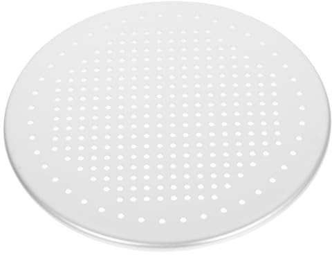 DOITOOL Teglia Pizza Forata in Alluminio Spessa Anti-usura Resistente al Calore per Forno Multifunzione Torta Pane e Pizza Casa