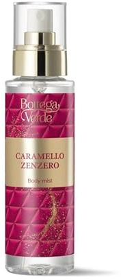 Bottega Verde – Body mist, 150 ml, Caramello e Zenzero, Acqua Profumata, Note Dolci e Gourmand