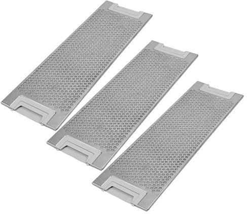 vhbw 3x Filter Metallfettfilter kompatibel mit AEG 781 D - M3D, 781 D - WP, 781 D - MP, 781 D - W3D Dunstabzugshaube, Metall