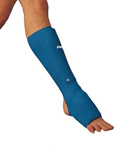 KWON Schienbein- und Spannschützer Stoff CE Senior blau