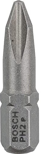 Bosch Professional Bit Extra Hard Kreuzschlitz (100 Stück, PH 2, Länge: 25 mm, Zubehör zum Schrauben)