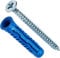 Rawlplug 4ALL M5 x 25 mm Universal Nylon Dübel und Schrauben Set, 50 Stück, 4ALL-05+3530