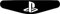 Play Station PS5 und PS4 Lightbar Sticker Aufkleber Playstation (schwarz)