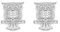 Tuscany Silver Damen - Ohrringe 925 Sterling-Silber Rundschliff Diamant 8.55.7139