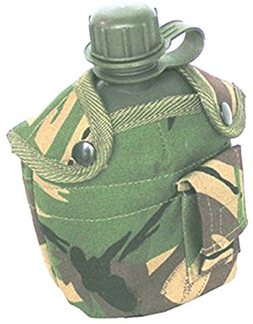 Army Spec Combat Military Water Bottle DPM US GI British Camo Waist Belt Pouch Clip