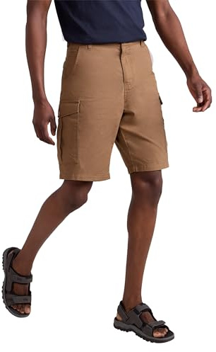 Mountain Warehouse Lakeside Mens Cotton Cargo Shorts Light Brown W34