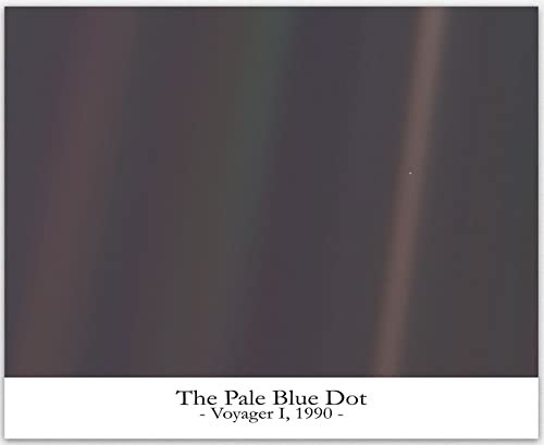 Carl Sagan Pale Blue Dot Poster Carl Sagan Print Astronomy Poster Science Poster Science Wall Art Space Poster Wall Art Space Art Space Deco (29.7cm x 41.9cm (A3))