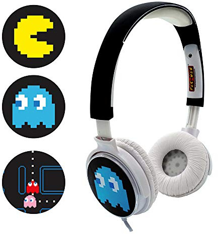 Teknofun Pac-Man Anpassbare Kopfhörer 3 Pixels Flächen