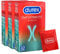 Durex Gefühlsecht Slim Kondome – Dünne Kondome mit schmaler Passform & mit Silikongleitgel befeuchtet– 3er Pack (30 Stück)