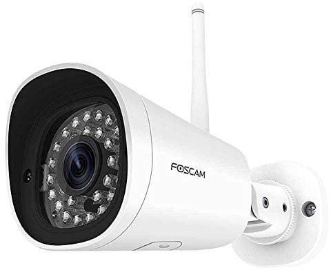 Foscam FI9902P - Full HD Outdoor IP/WLAN Überwachungskamera mit Nachtsichtfunktion + Fernzugriff I 2-Way-Audio-Sytem IP-Kamera mit 2 MP I P2P Kamera mit Bewegungserkennung + microSD-Kartenslot