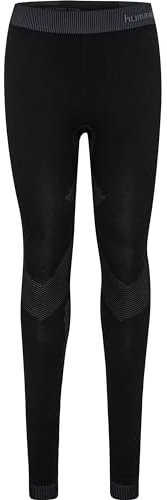 Hummel Unisex Kinder First Seamless Kids Tights, Schwarz, 116-128 EU